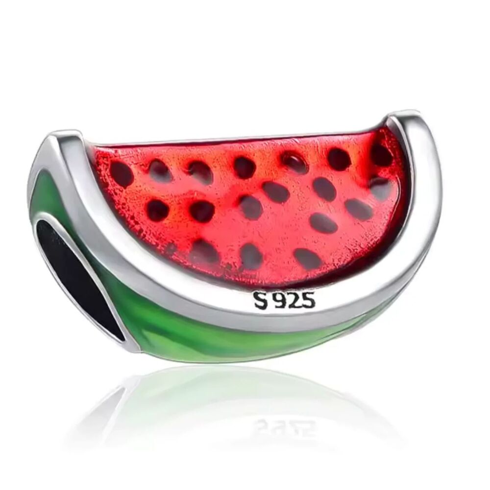NWOT Watermelon S925 Sterling Silver Pandora FIT Compatible Charm
